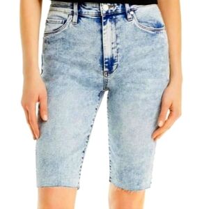 BLANKNYC Womens Light Wash Denim Shorts Size 24